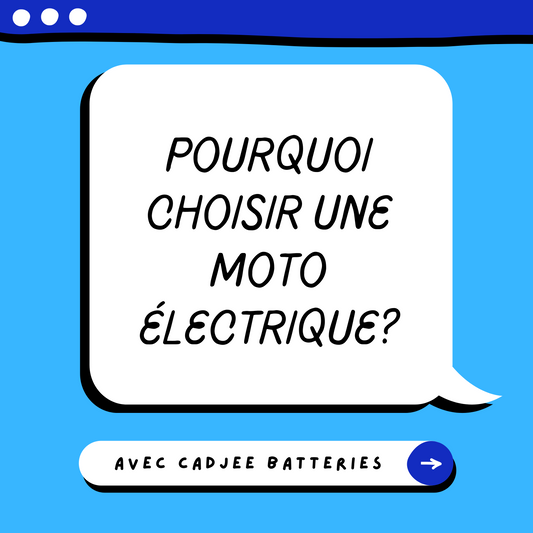 Pourquoi choisir une moto électrique?