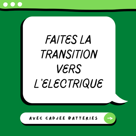 Nous vous accompagnons dans votre transition vers l'électrique