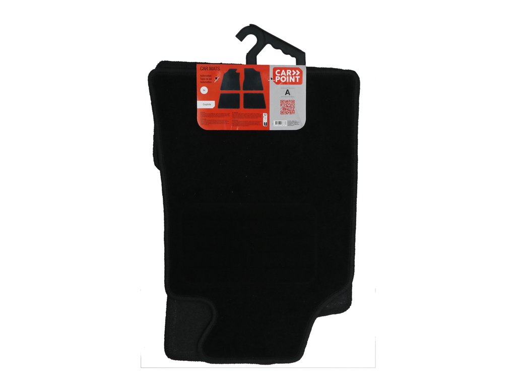 Jeu de tapis auto Carpoint textile type A, graphite