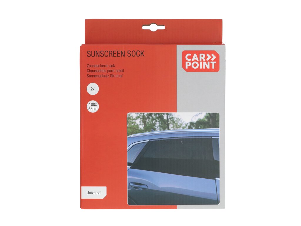 Carpoint Chaussettes pare-soleil 100x53cm 2 pièces