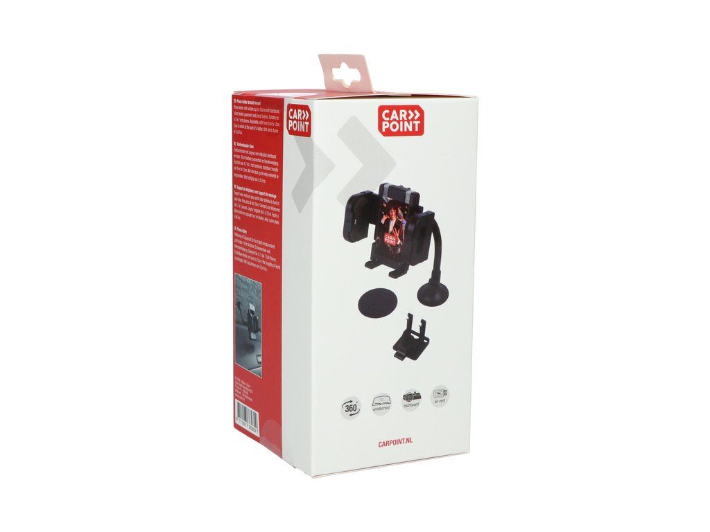 Support pour smartphone Carpoint avec pince de fixation