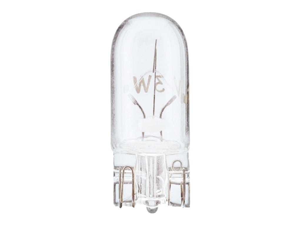 Carpoint Lampe W3W Wedge T10 Blister 2 Pièces