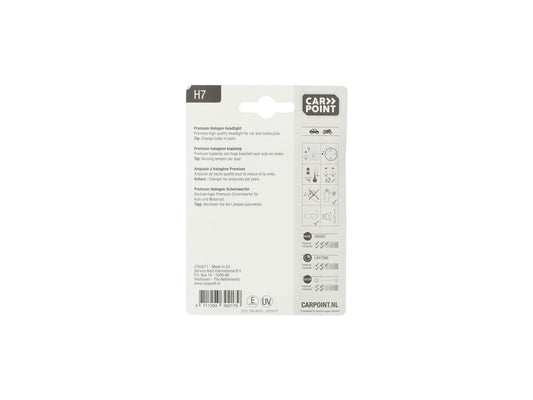 Carpoint Premium Lampe de Voiture H7 12V 55W