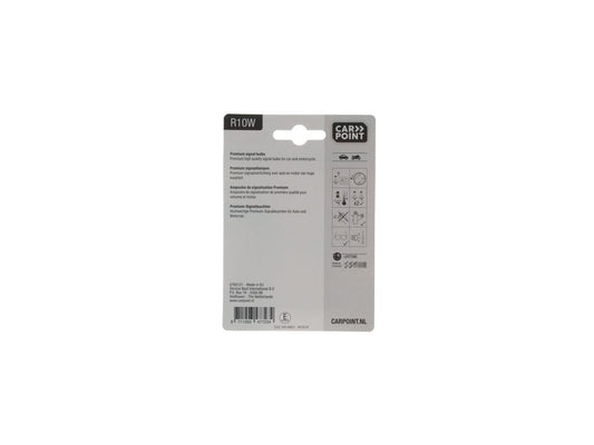 Carpoint Premium Lampes de Voiture 12V R10W 2 Pièces