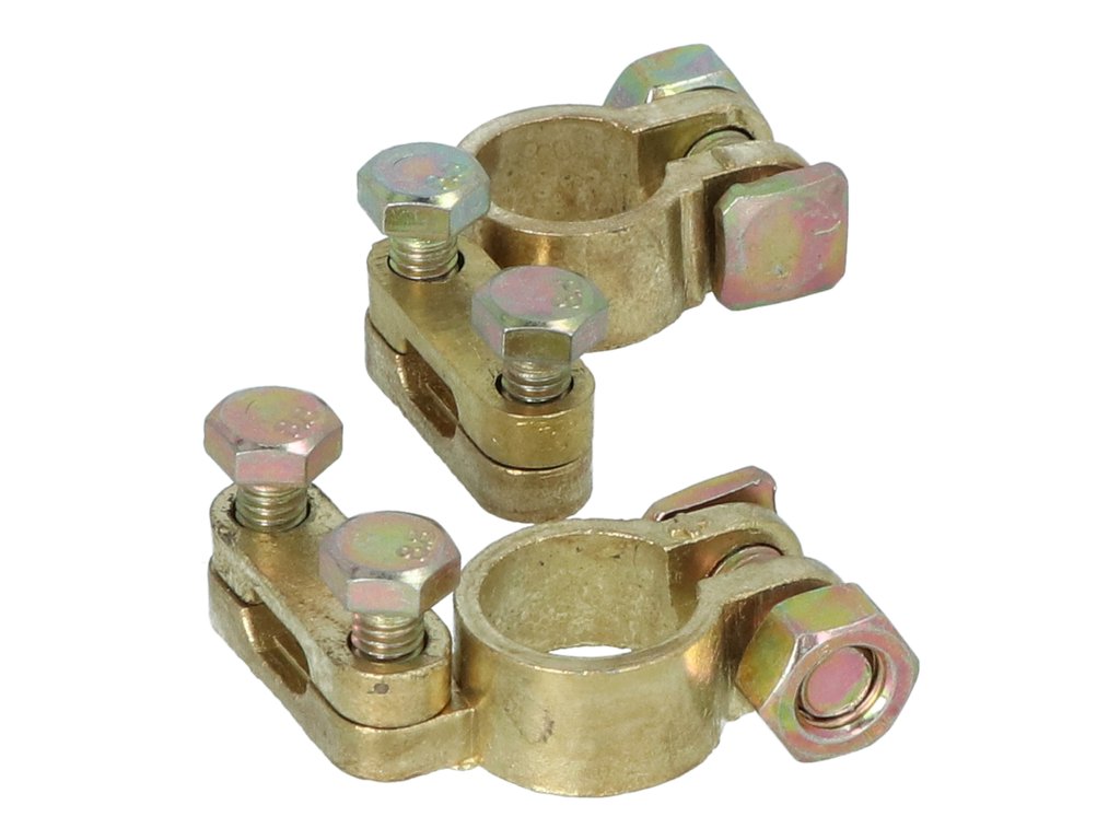 Bornes de batterie + et -