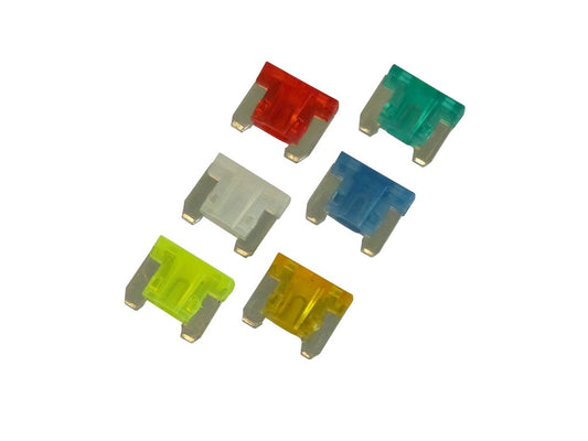 Carpoint Low profile Mini fusibles assortis 75-20A 6 pièces