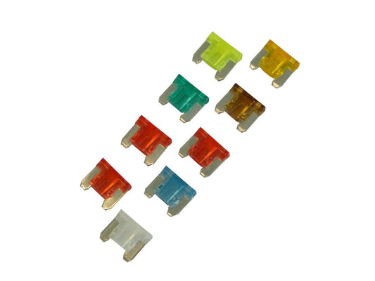 Carpoint Low profile Mini fusibles assortis 3-10A 9 pièces