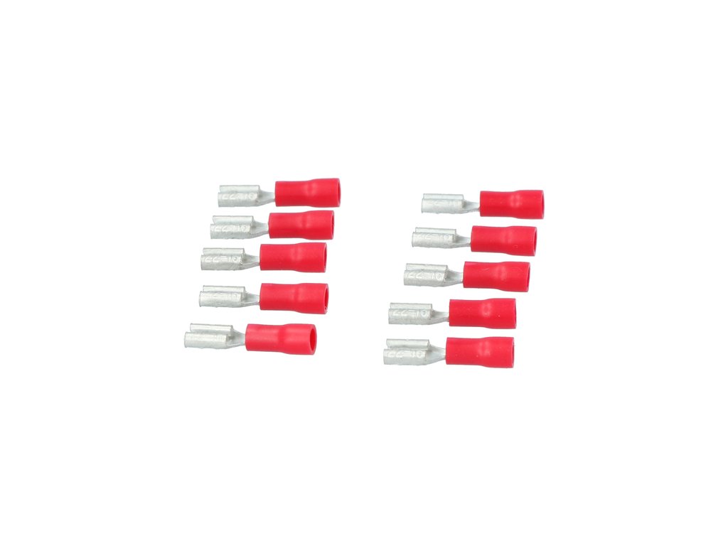 Carpoint Cosses Clip 741 rouges 48x05mm blister de 10 pièces
