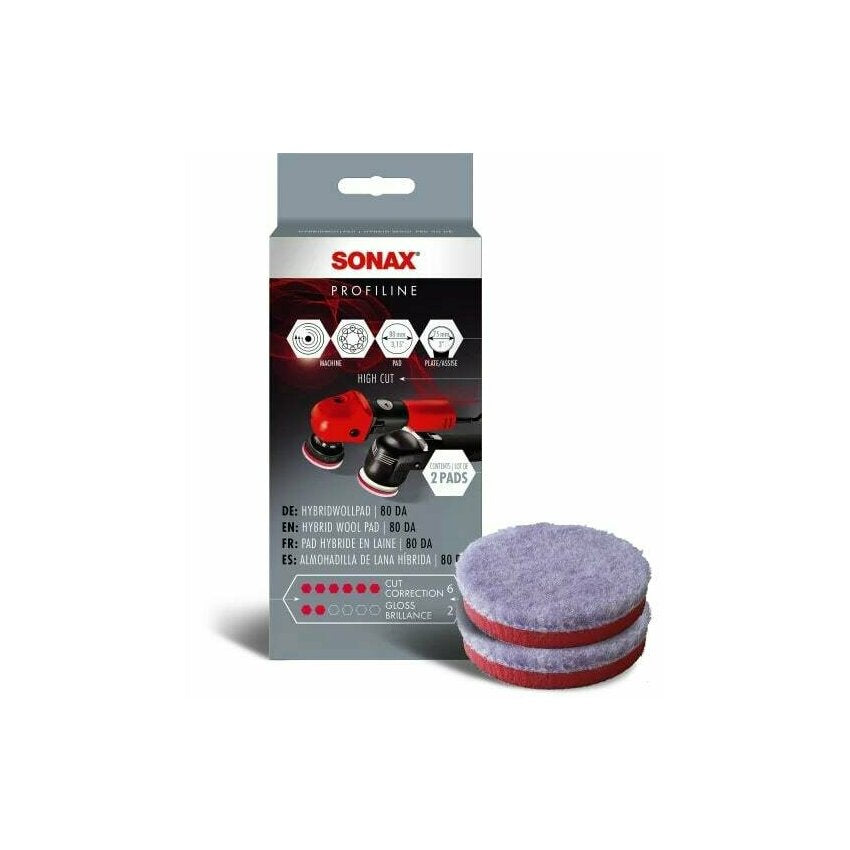 Pad laine hybride Dual Action 80 mm