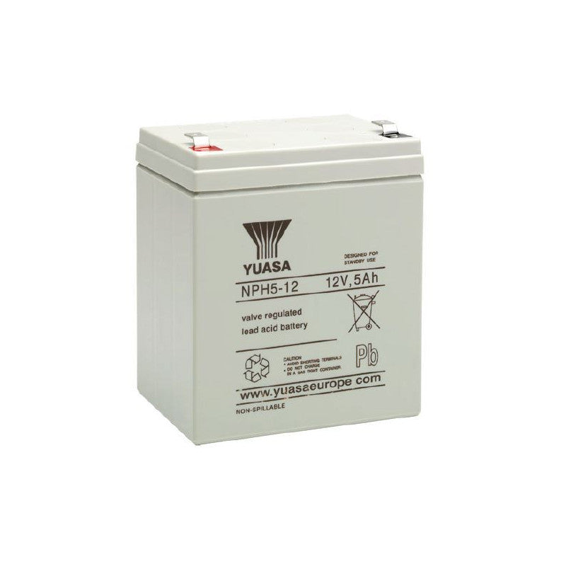 BATTERIE YUASA NPH5-12 12V 5AH (Décharge rapide)