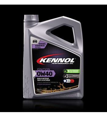 KENNOL - HUILE MOTEUR IGNITION 0W40 - 5L