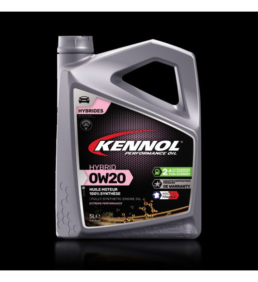 KENNOL - HUILE MOTEUR HYBRID 0W20 5L