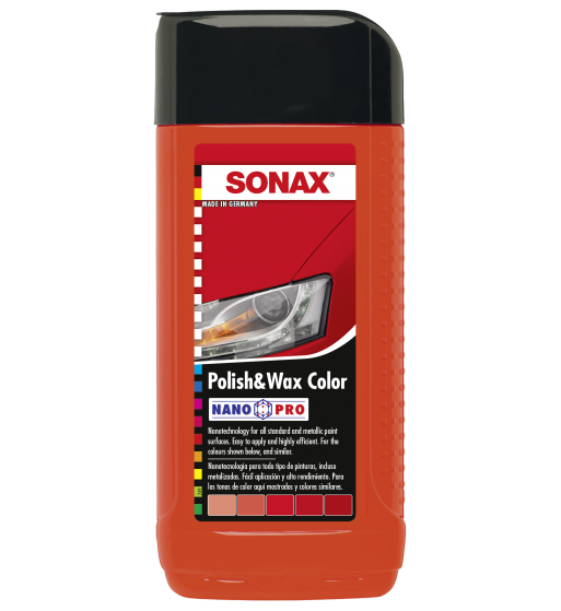 POLISH & WAX COLOR (ROUGE) - 250ML