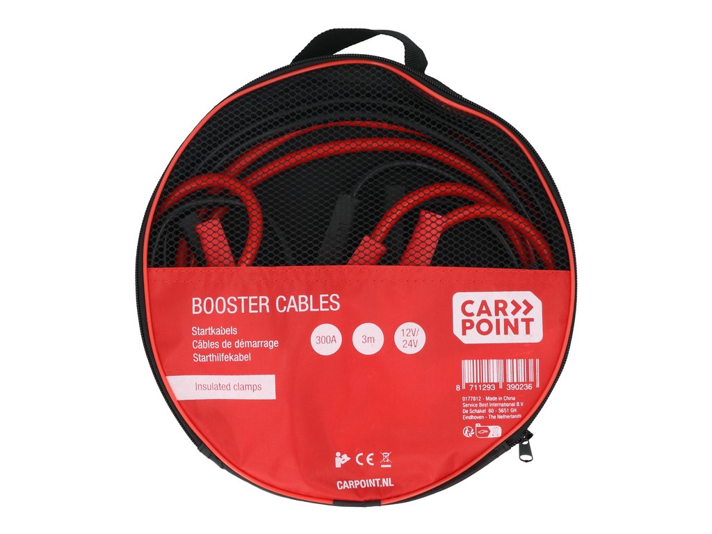 Câble de démarrage Carpoint 300 Amp pinces isolées