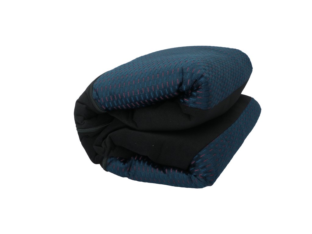 Carpoint Jeu de couvre-sièges Denver 9 pièces noir/bleu