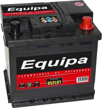 Batterie EQUIPA 52Ah/440A (052-L01)