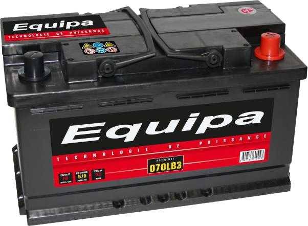 Batterie EQUIPA 70Ah/670A (070-LB3)