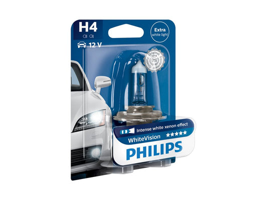 Philips 12342WHVB1 H4 White Vision