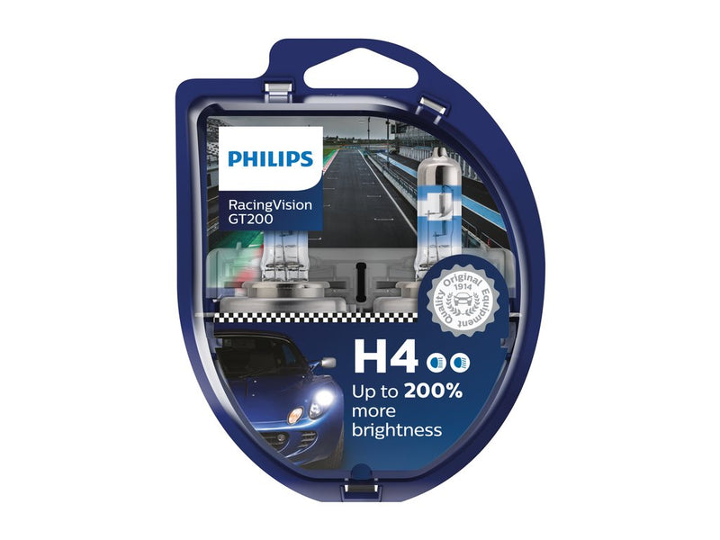 Philips 12342RGTS2 Racing Vision GT200 H4 2 pièces