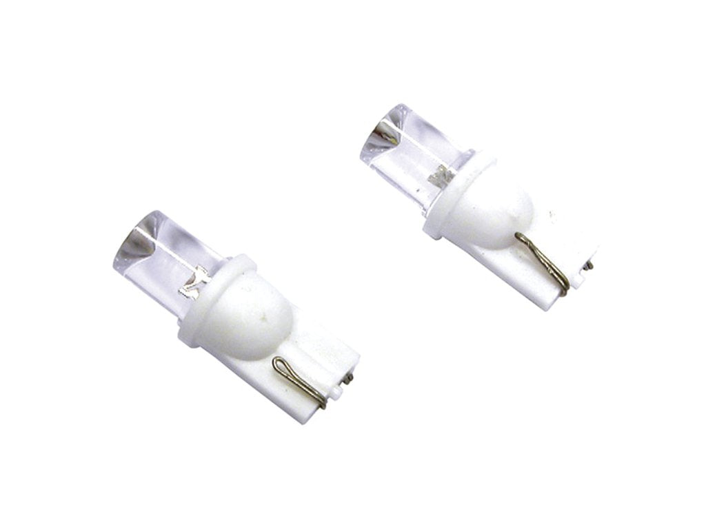 Jeu de 2 ampoules Carpoint LED blanches W5W T10