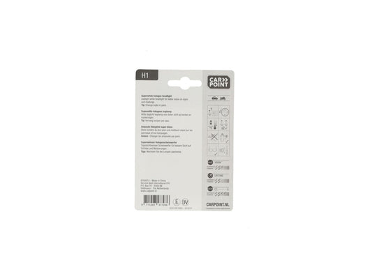 Carpoint Superwhite Lampe de Voiture H1 12V 55W