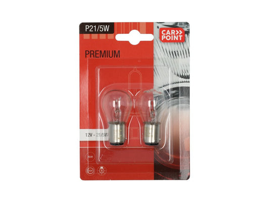 Carpoint Premium Lampes de Voiture P21/5W 2 Pièces