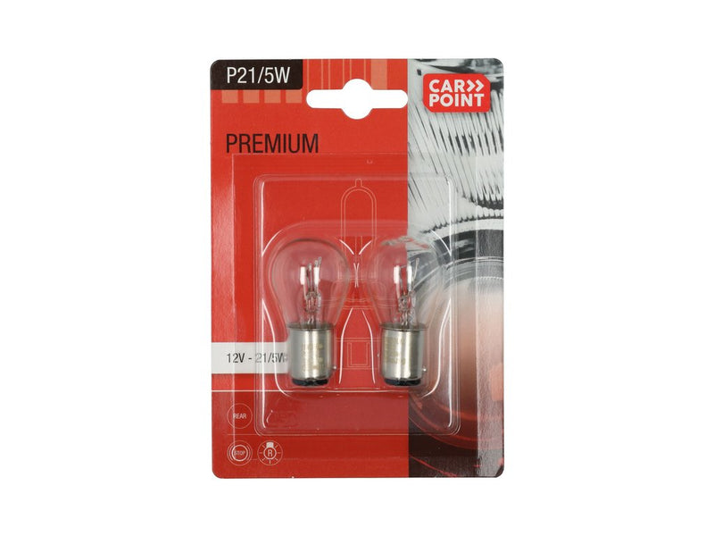 Carpoint Premium Lampes de Voiture P21/5W 2 Pièces