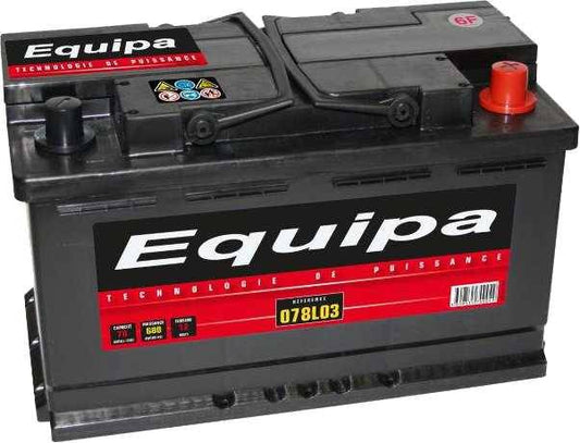 Batterie EQUIPA 78Ah/680A (078-LB3)
