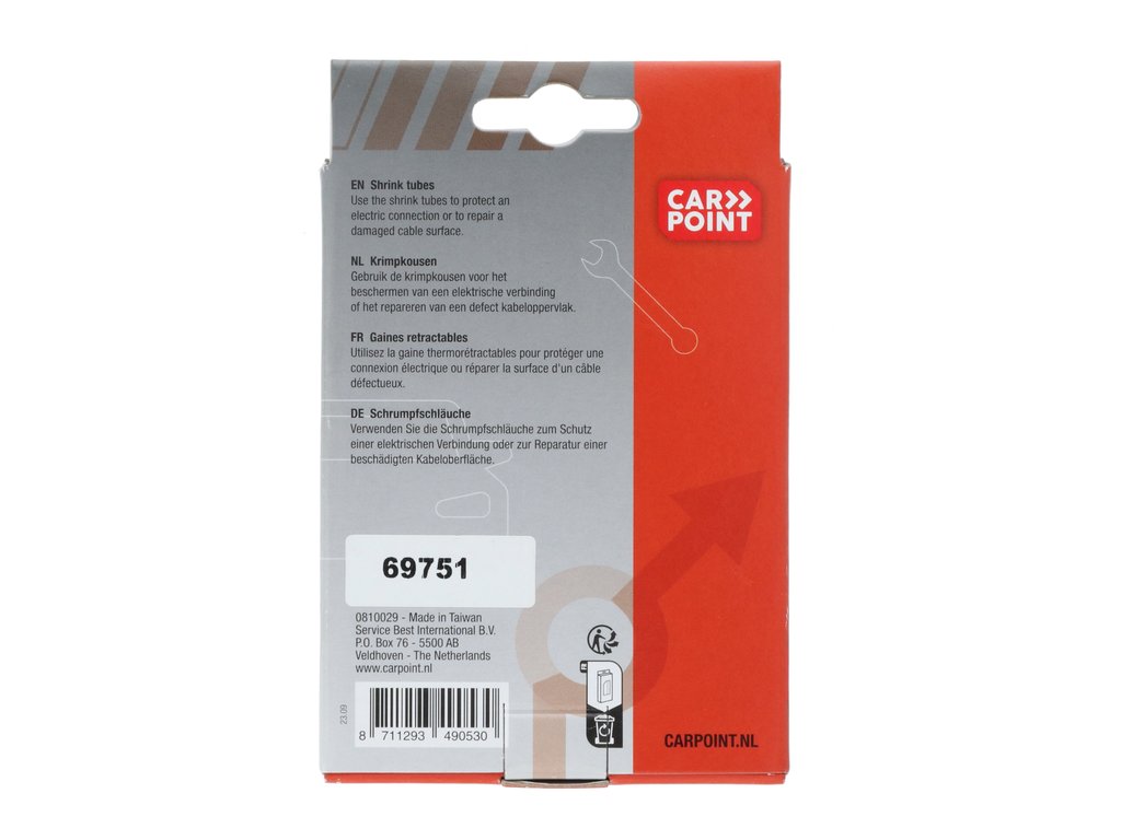 Gaines rétractables Carpoint 20 pièces