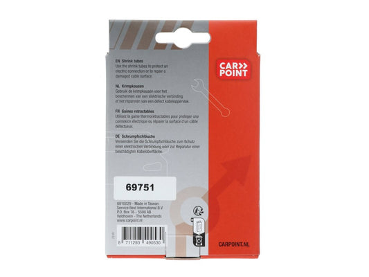 Gaines rétractables Carpoint 20 pièces