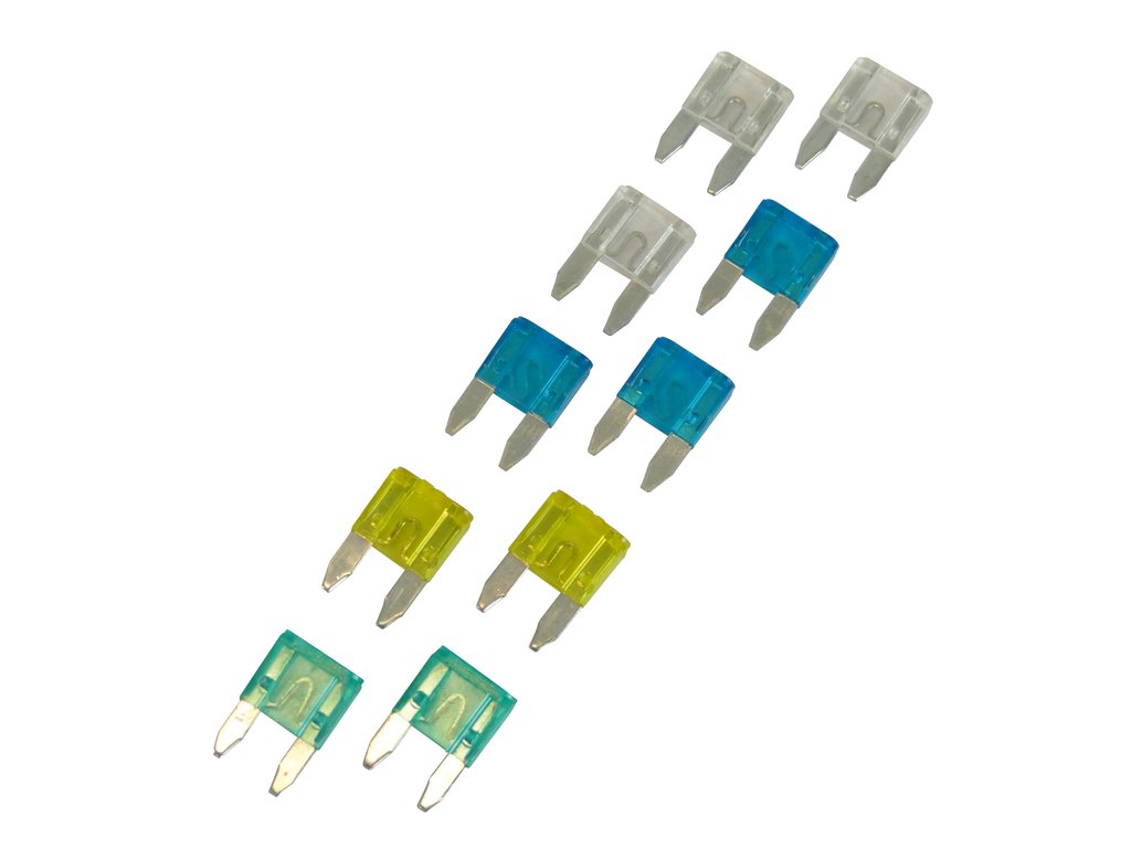 Carpoint Mini fusibles assortis 15-30A 10 pièces