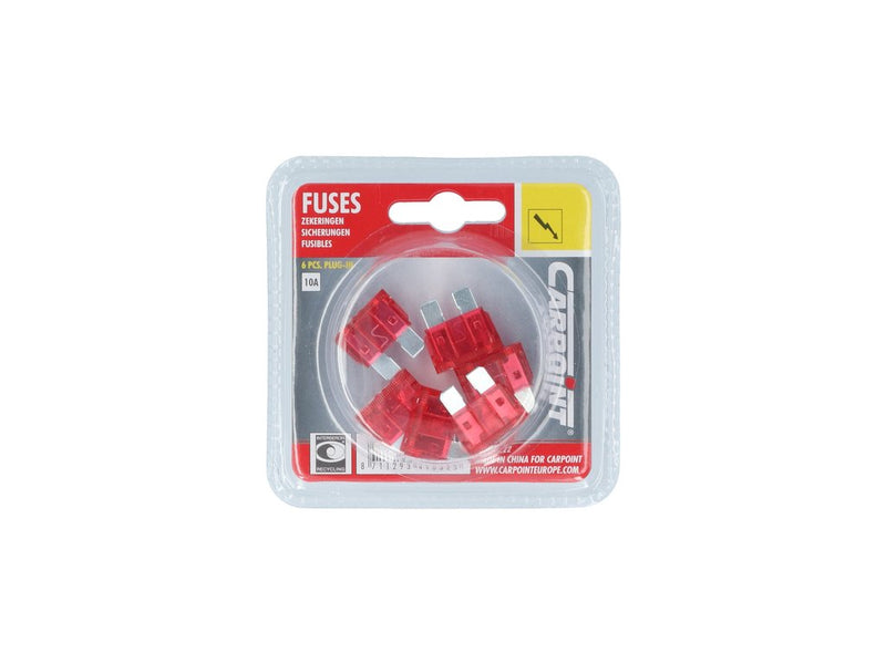 Carpoint Maxi fusibles 10A 6 pièces