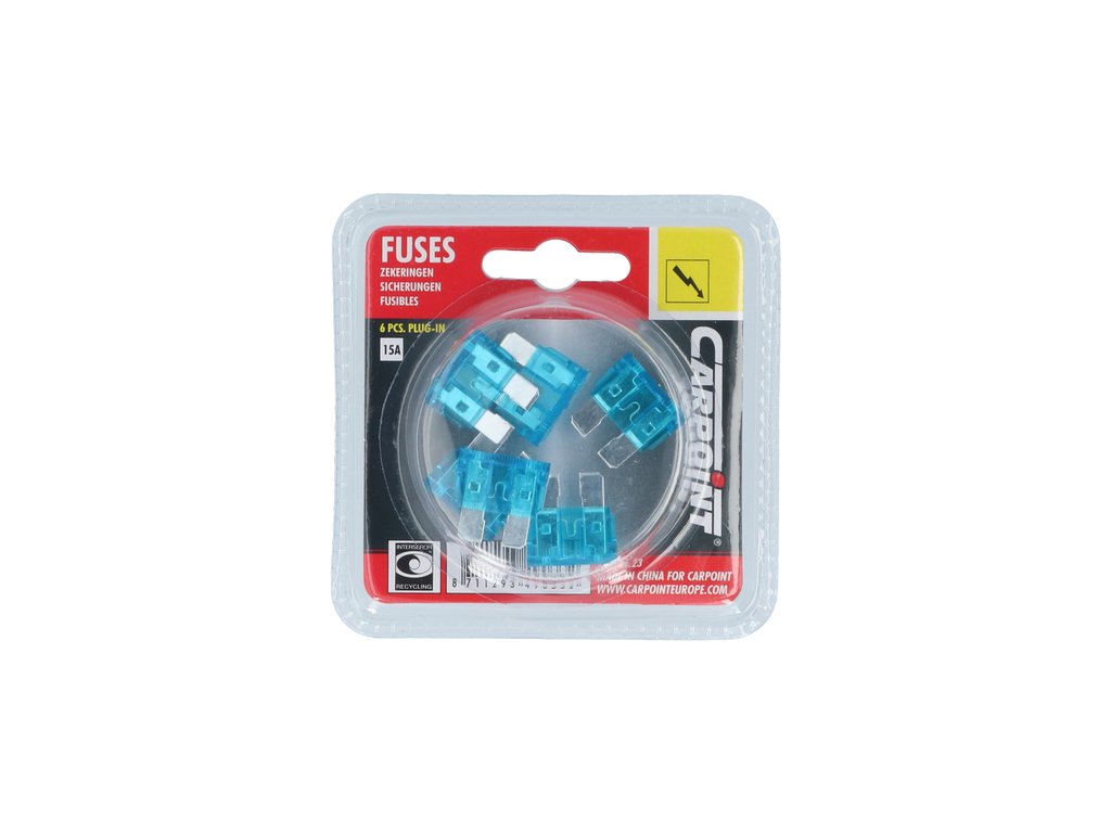Carpoint Maxi fusibles 15A 6 pièces