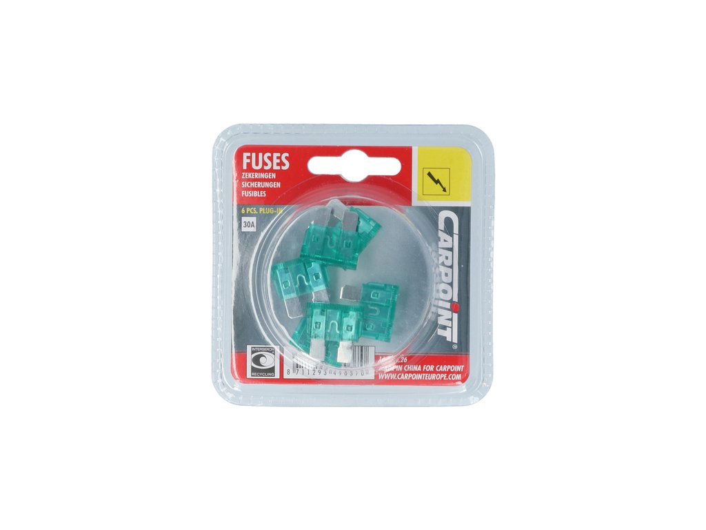 Carpoint Maxi fusibles 30A 6 pièces