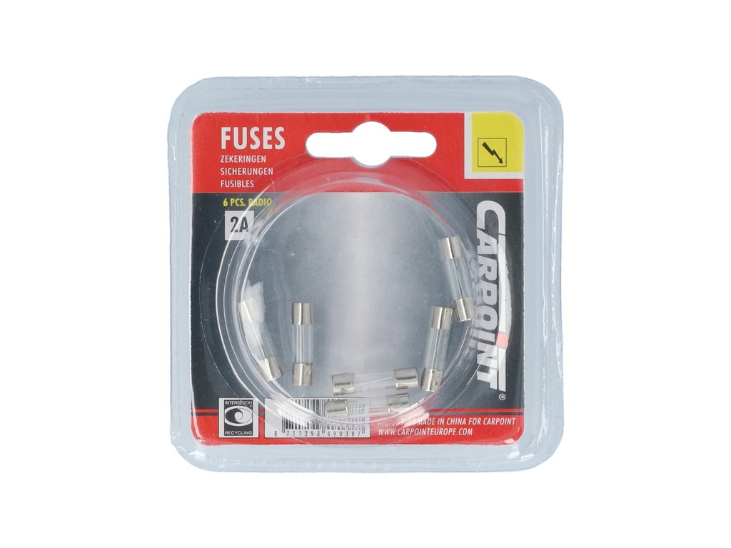 Carpoint Fusibles radio 2A 6 pièces