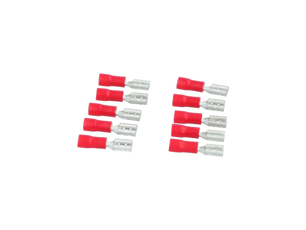 Carpoint Cosses Clip 741 rouges 48x05mm blister de 10 pièces