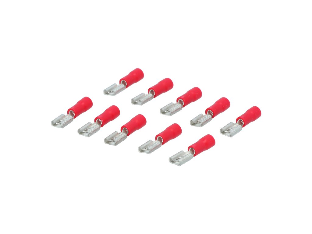 Carpoint Cosses Clip 741 rouges 48x05mm blister de 10 pièces