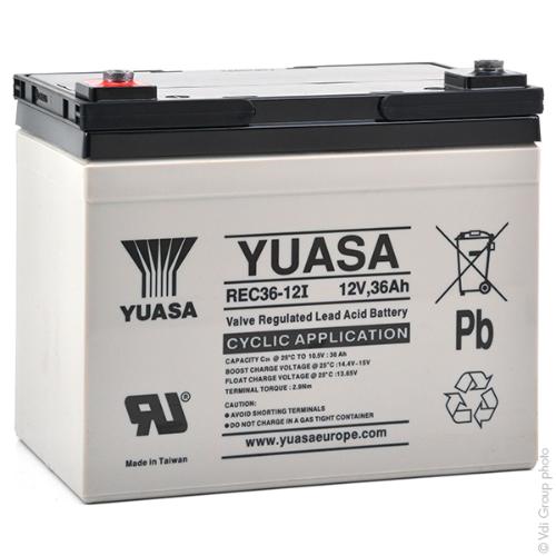 BATTERIE YUASA REC36-12L 12V 36AH
