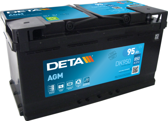 Batterie DETA 95Ah 850A (DK950)