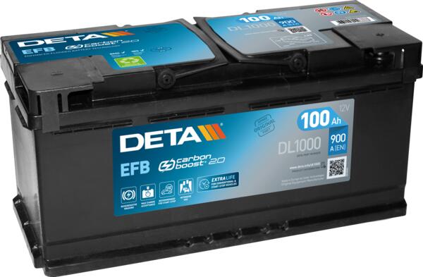 Batterie DETA DL1000 100AH STD EFB 900A (EN)