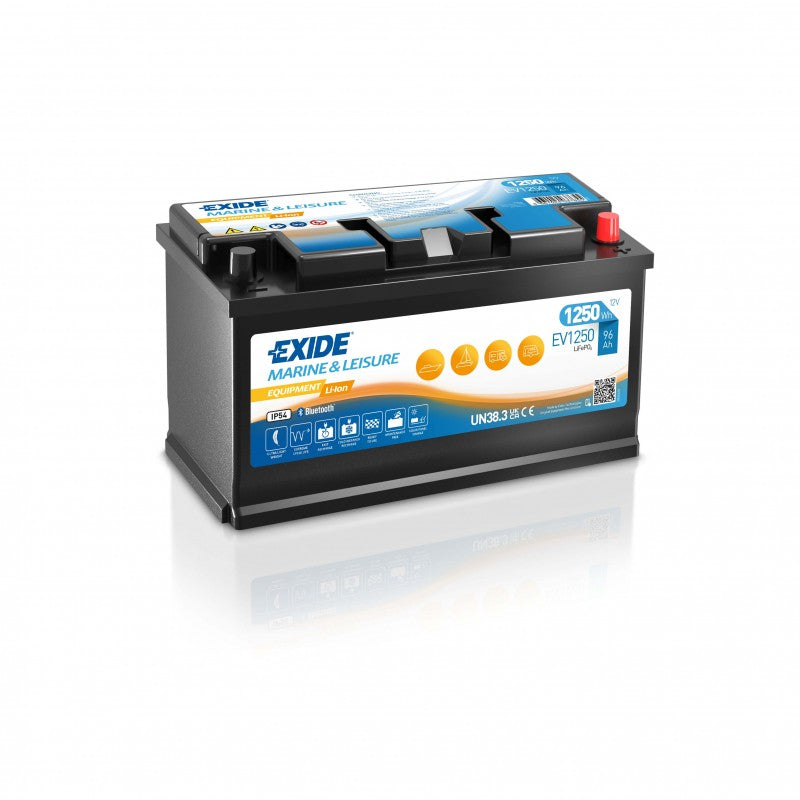 Batterie EXIDE Lithium lifePo4 EV1250 12,8V 96AH/1250WH