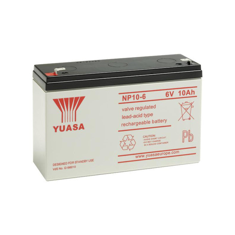 BATTERIE YUASA NP10-6 6V 10AH