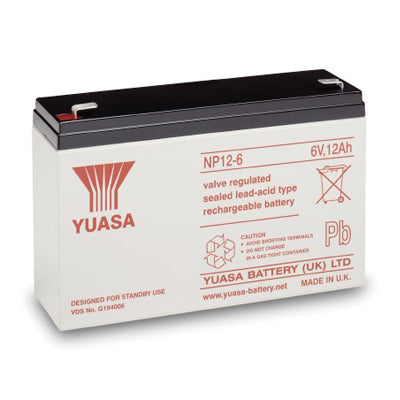 BATTERIE YUASA NP12-6 6V 12AH
