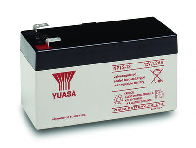 BATTERIE YUASA NP1.2-12 12V 1,2Ah