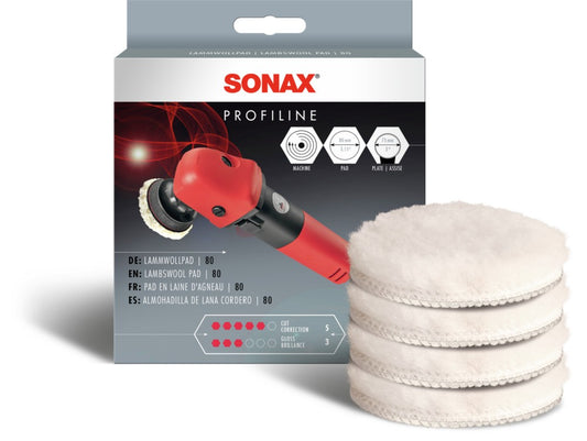 Pad En Laine D'Agneau (Lot de 4) 80Mm