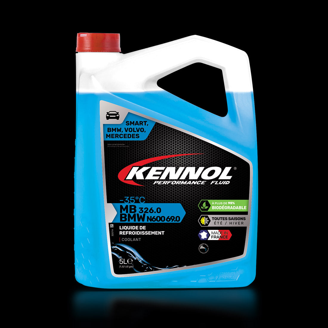 KENNOL - LIQUIDE DE REFROIDISSEMENT MB-BMW -35°C - 5L