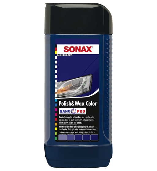 POLISH & WAX COLOR (BLEU) - 250ML