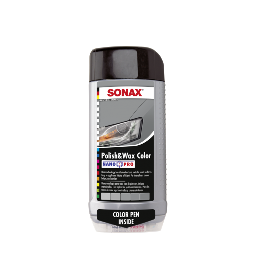 POLISH & WAX COLOR (GRIS) - 250ML